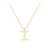 I - Letter Name Necklace Initial Necklace